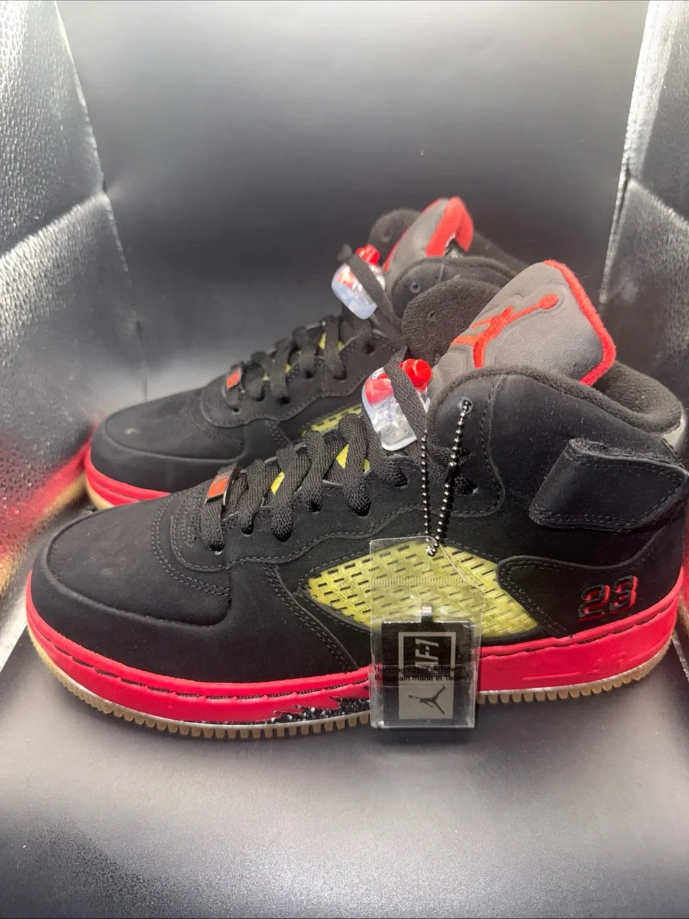 Size 7.5 - Air Jordan Fusion 5 Varsity Red, 318608-062, Never Worn, RARE GRAIL